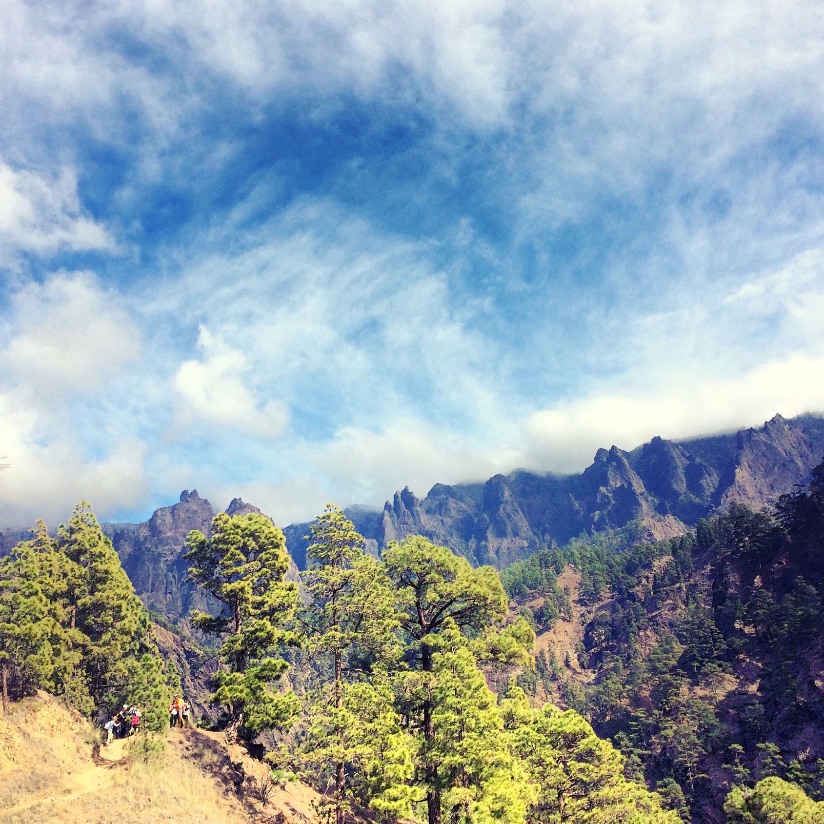 vistas-cumbre-Caldera de Taburiente Caldera de Taburiente