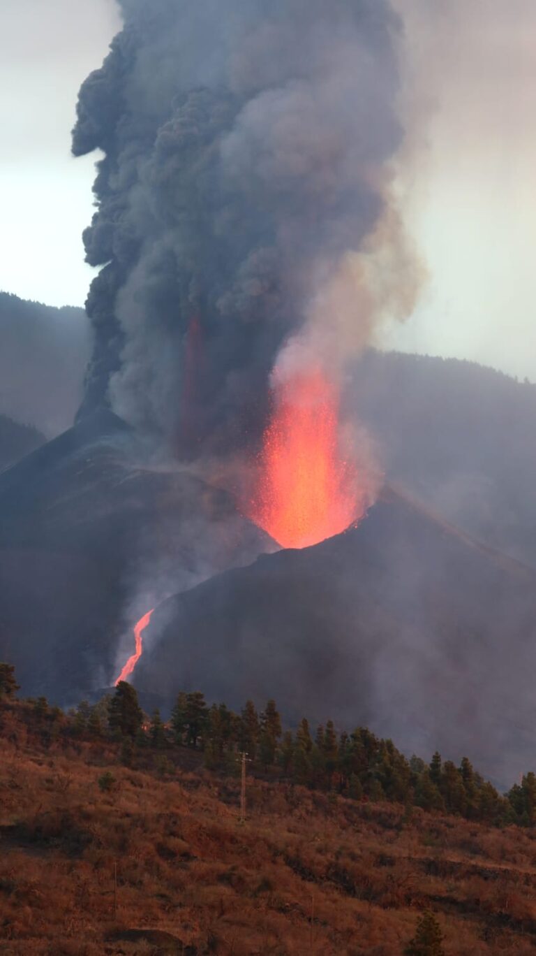 erupción volcánica la palma