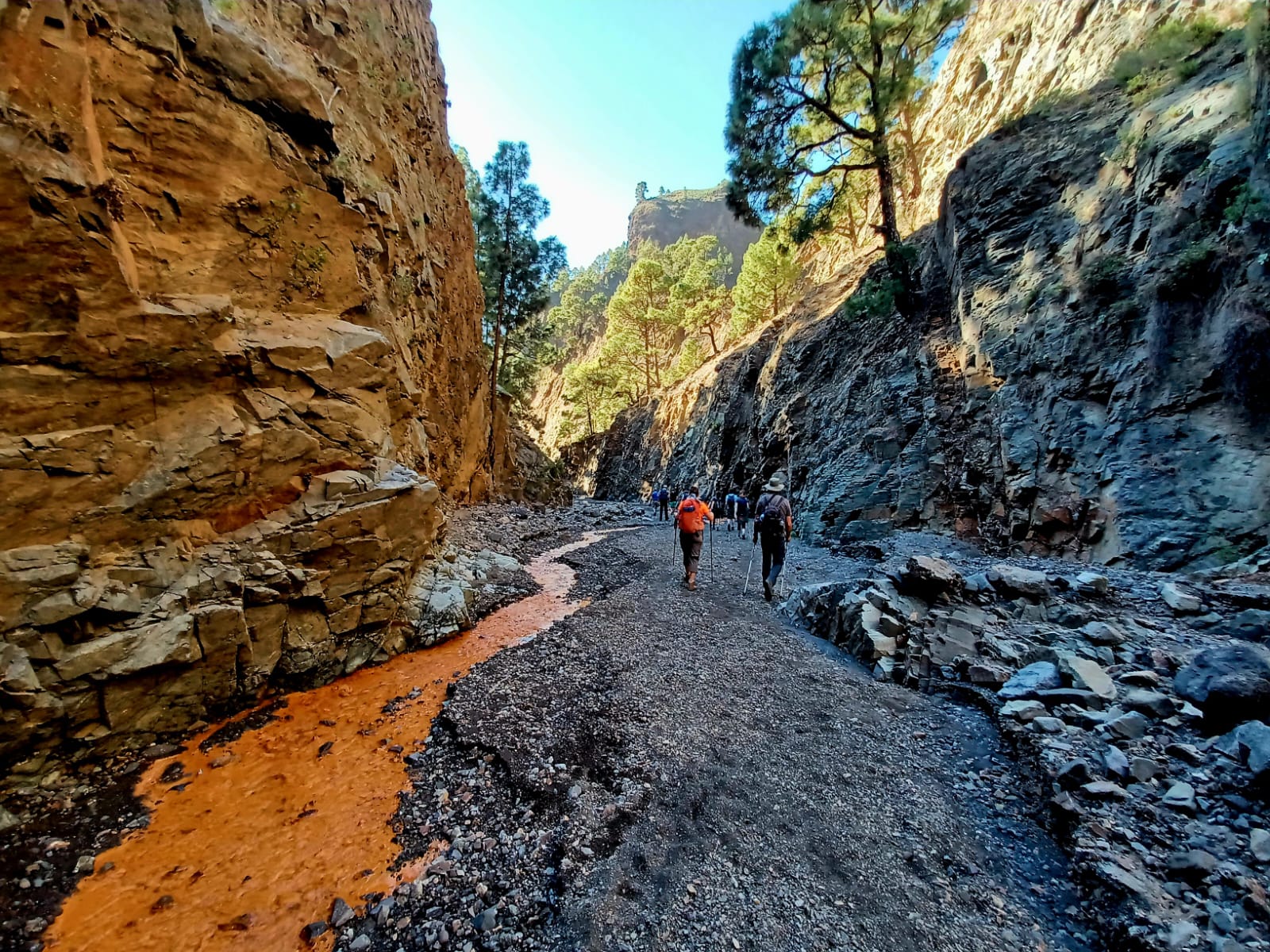 river bed caldera taburiente isla bonita tours