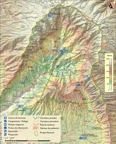 Mapa Caldera Taburiente